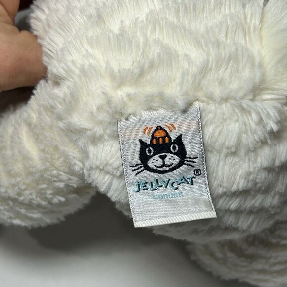 Jellycat London Unicorn Fuddlewuddle Plush 10" Cream White Stuffed Animal - Picture 3 of 7